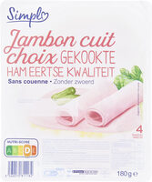 Jambon cuit choix