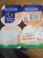 Yaourt nature sucré