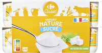 Yaourt nature sucré