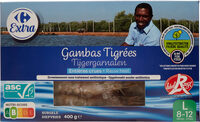 Gambas tigrées