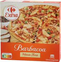 Pizza barbacoa masa fina
