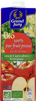 100 % pur fruit pressé Jus de Pomme Bio