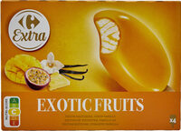 Exotic fruits fruits exotiques, coeur vanille