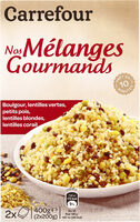 Boulgour & lentilles, petits pois