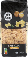 Farfalle al huevo
