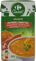 Velouté potiron, carottes & petites étoiles