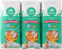 Bebida de leche y frutas mediterráneo