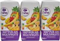100% pur jus jus multifruits