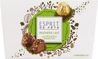 Rochers lait avec éclats de noisettes