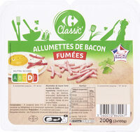 Allumettes de Bacon Fumées