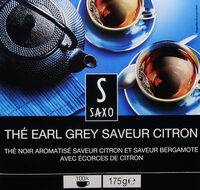 Thé Earl Grey Saveur Citron