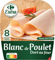 Blanc de poulet doré au four