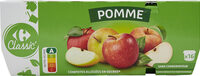 Pomme Compotes allégées en sucres*