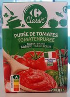 Purée de tomates saveur Basilic