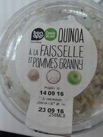 Quinoa  à la faisselle et pommes granny