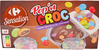 Pop'n Croc Dragées chocolat au lait multicolores