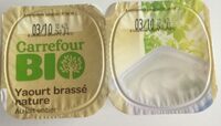 Yaourt brassé nature au lait entier