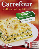 Lasagnes chèvre-épinard À L'EMMENTAL GRATINE