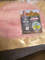 Jambon cuit A l'étouffée Sans traitement antibiotique dès la fin du sevrage