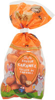 Œufs saveur caramel éclats de caramel