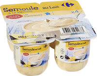 Semoule au Lait à la Vanille