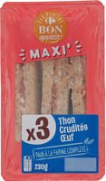 MAXI' x3 Thon Crudités Œuf