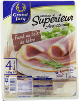 Jambon supérieur avec couenne fumé au bois de hêtre