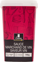 Preparation pour sauce marchand de vin saveur vin