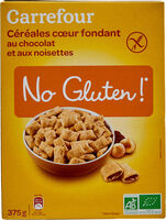 Céréales cœur fondant au chocolat et aux noisettes No gluten!