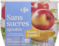 Pomme Banane Sans sucres ajoutés*