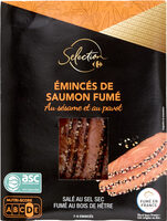 Emincés de saumon fumé au sésame et au pavot