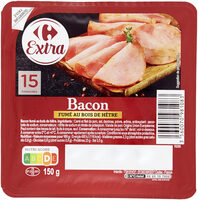 Bacon fumé au bois de hêtre