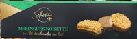 Meringués Noisette sur lit de chocolat au lait