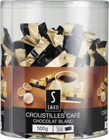 Croustilles cafe chocolat blanc