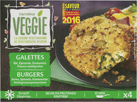 GALETTES Blé, Épinards, Emmental, Panure multigrains