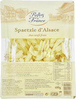 Spaetzle fabriqués dans le Val d'Argent