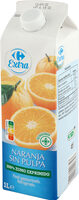 Zumo de naranja exprimido sin pulpa