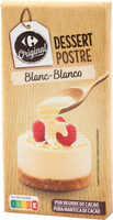 Chocolate blanco para postres