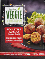 VEGEtal BALLS SOJA, TOMATE, BASILIC