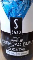 Sirop aromatisé Curaçao