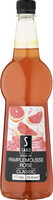 Sirop de pamplemousse rose