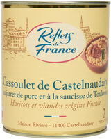 Cassoulet de Castelnaudary au jarret de porc et à la saucisse de Toulouse