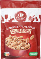 Almendras tostadas y saladas