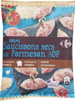 Mini saucissons secs au Parmesan AOP