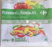 Poivrons en lanières