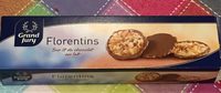 Florentins sur lit de chocolat au lait