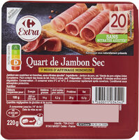 Quart de Jambon Sec 9 mois d'affinage minimum