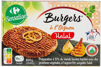 Burgers* à l'Oignon Halal
