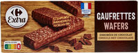 Gaufrettes enrobées de chocolat