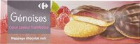 Génoises saveur framboise